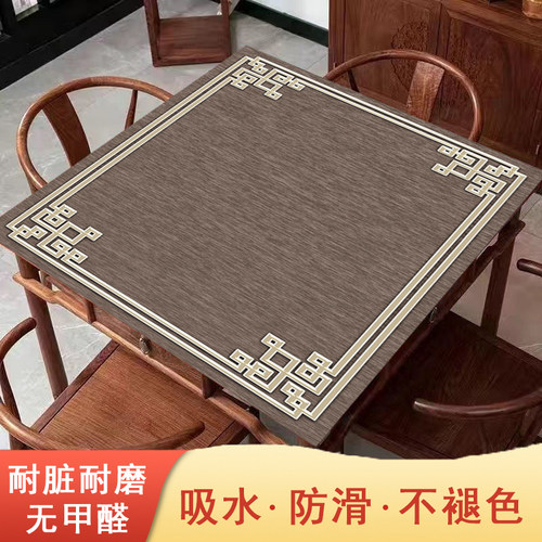 加厚隔音麻将桌布欧克牌九垫