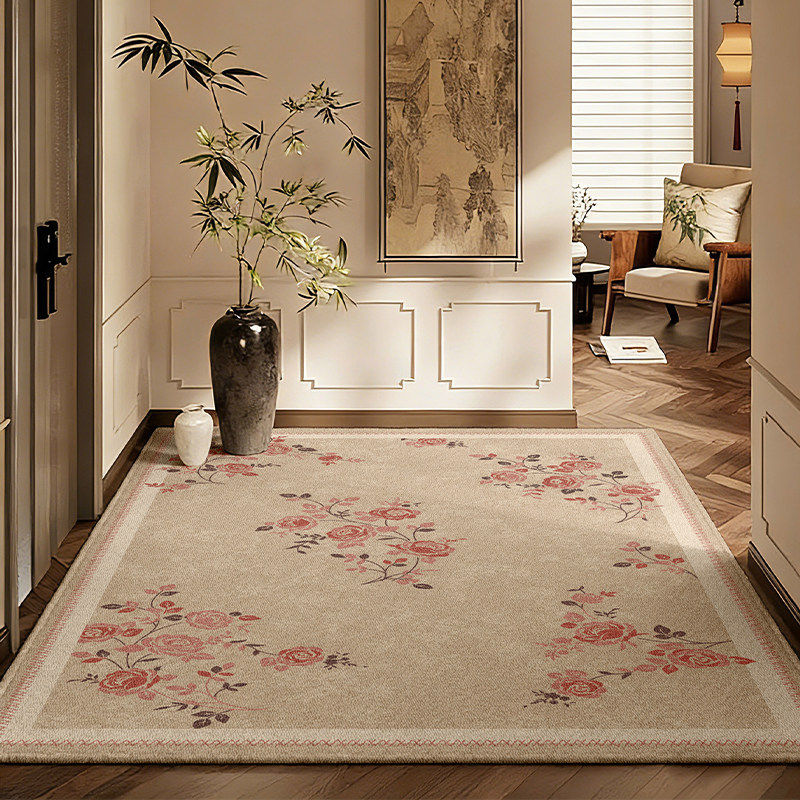 新中式入户门地垫进门门垫门口玄关防滑脚踏垫高级感除尘耐脏地毯,居家布艺,入户地垫,淘宝优惠券,粉丝福利购,淘宝优惠卷