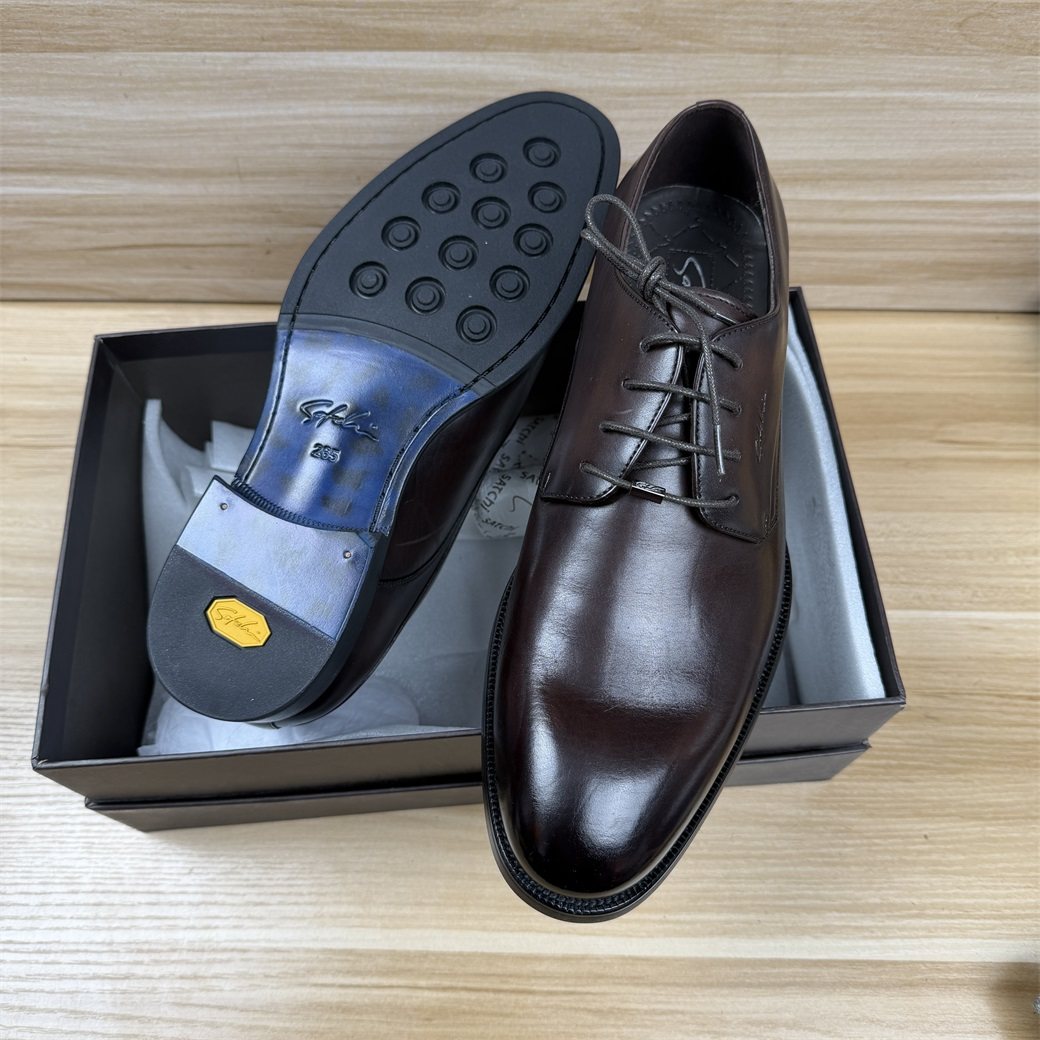 43码意大利进口皮鞋男款商务正装上班通勤系带咖色真皮男鞋半皮底,流行男鞋,正装皮鞋,淘宝优惠券,粉丝福利购,淘宝优惠卷