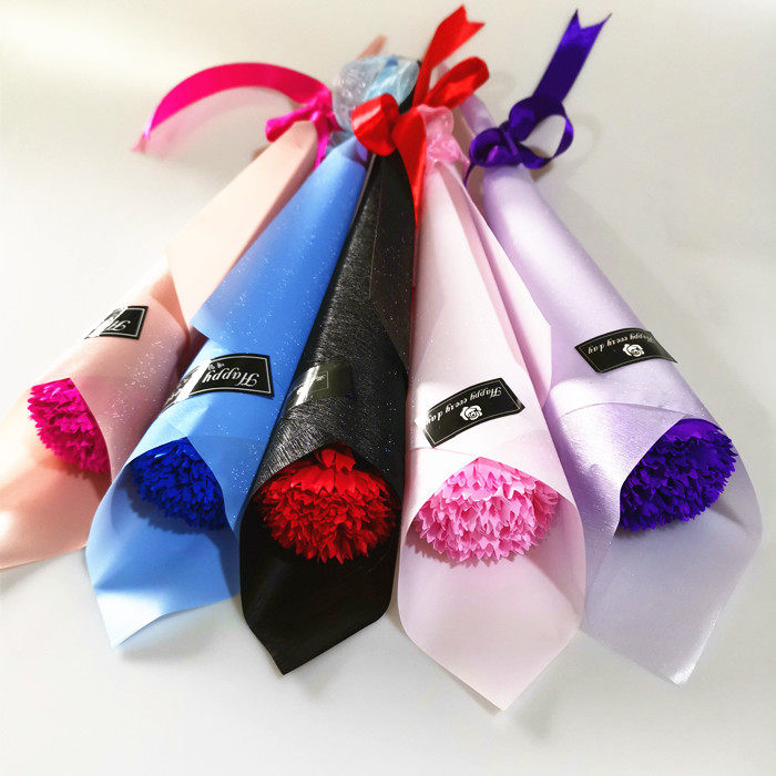 单支香皂康乃馨肥皂花创意礼物教师母亲节店庆微商地推小礼品