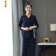 美容院足浴按摩养生会所技师套装 高端时尚 新款 美容师工作服女秋季