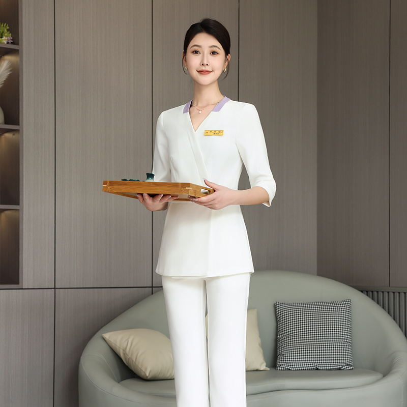 2025秋季新款美容院工作服女高端