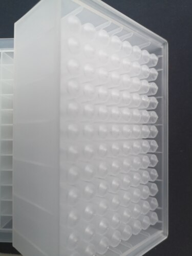 96孔板96方孔工字型深孔板(2.2ml) PP料 低吸附低残留