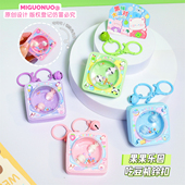 果果乐园卡通趣味吃豆机钥匙扣解压小玩具情侣闺蜜包包挂件饰品