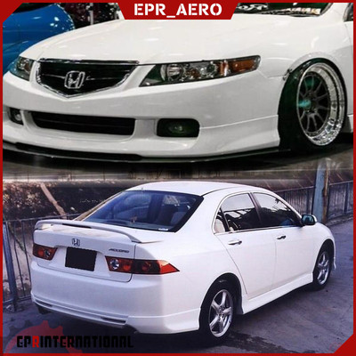 适用于本田雅阁 CL7 碳纤维MODULO款碳纤维前唇后唇前后包围改装