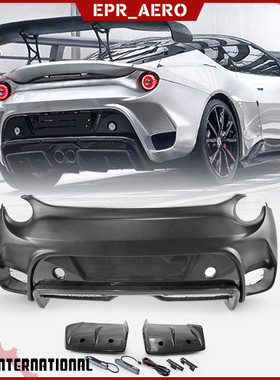 适用于路特斯Evora S 400 410 430 GT430碳纤维改装后杠 后保险杠