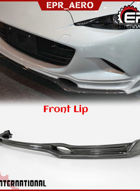 适用于马自达Mazda MX5 ND RC RF碳纤维改装前唇小包下巴铲小包围