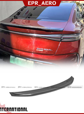 适用于22款 比亚迪海豹 碳纤维EPA款 鸭尾翼定风扰流小包围改装件