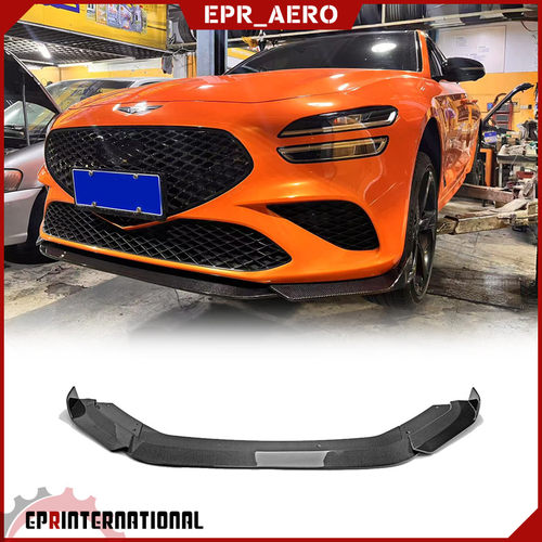 适用于捷尼赛思 G70 碳纤维EPA款前唇前铲头唇头铲前扰流片改装件