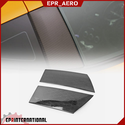 适用于NISSAN日产370Z Z34 碳纤维干碳改装B柱替换件外观改装锻造