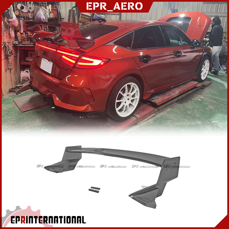 适用于本田FL5 TypeR思域 碳纤维MUG款GT尾翼扰流定风翼 替换改装