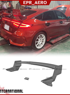 适用于本田FL5 TypeR思域 碳纤维MUG款GT尾翼扰流定风翼 替换改装