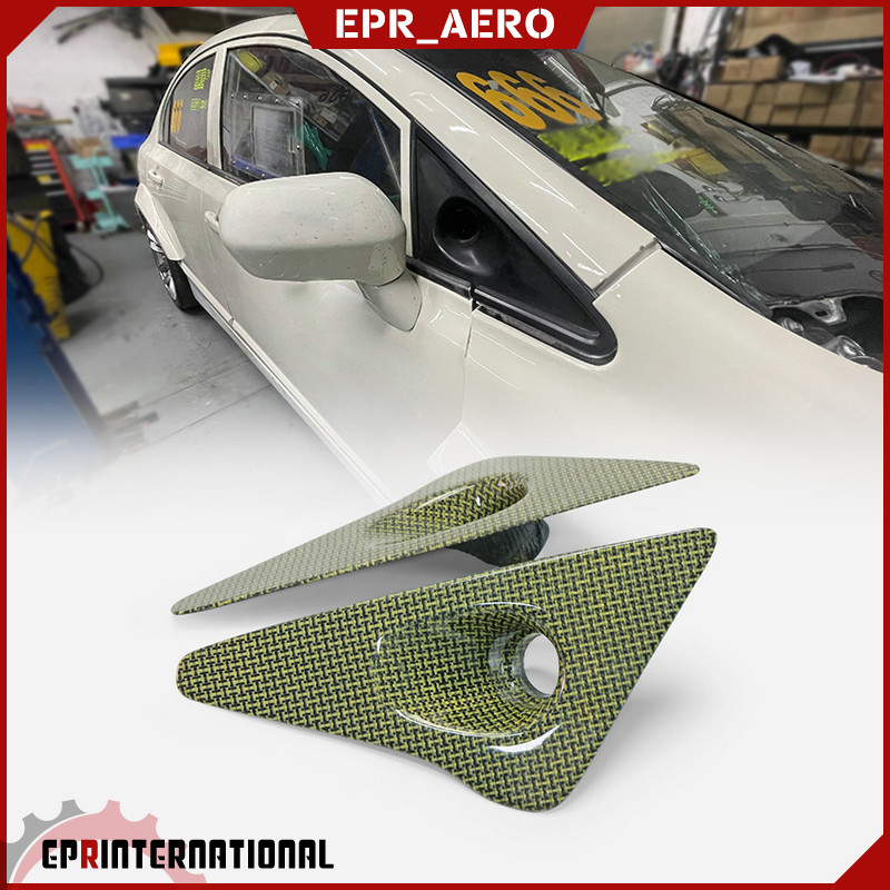 适用于本田06-11八代思域Civic FD2 EPA碳纤维改装侧镜装饰后视镜