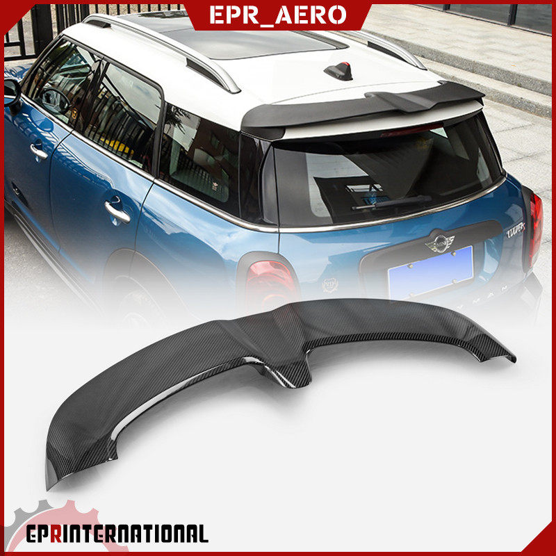 适用于迷你Mini Cooper COUNTRYMAN F60 JCW干碳纤维改装顶翼尾翼