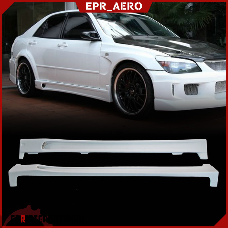 适用于凌志 98-05 IS200 RS200 Altezza 咬地鲨 CS款树脂改装侧裙