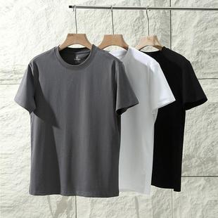 夏季 T恤打底衫 简约百搭修身 圆领白色短袖 纯色半袖 人手苾备