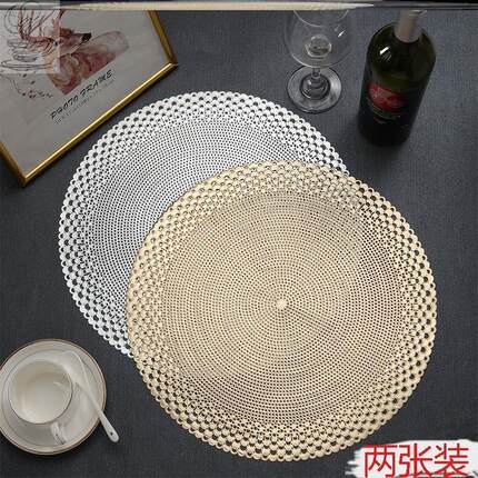 餐垫高级感轻奢网红餐桌垫轻奢高端大尺寸汤碗隔热垫锅垫西餐垫子