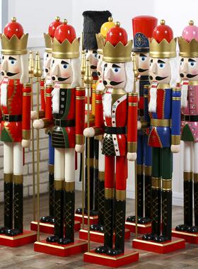 120cm胡桃夹子木偶士兵摆件  北欧家居 酒店 咖啡厅装饰摆件 礼品