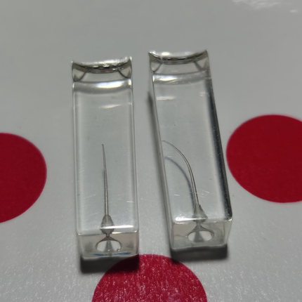 半成品牙根块牙齿树脂块教学模型单根弯管牙块模拟教具牙髓体填充