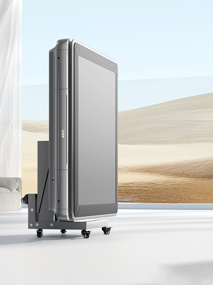 Jiangmeng mahjong machine fully automatic home dining table dual-use new folding heating electric bass mahjong table five-piece set