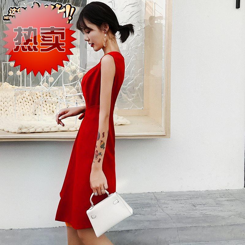 敬酒服新娘20z19新款春季红色订婚短款回6门结婚晚礼服裙女晚宴显|ruв категории Женская одежда, Cвадебные платья, платье/вечернее платье - от Buy2taobao.com для оказания профессиональной услуги покупки агента Taobao