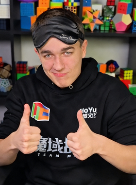 【Cubicle酷比科】Tommy Cherry 魔方盲拧比赛专用眼罩蒙眼工具