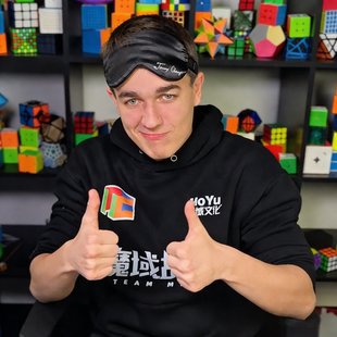 【Cubicle酷比科】Tommy Cherry 魔方盲拧比赛专用眼罩蒙眼工具