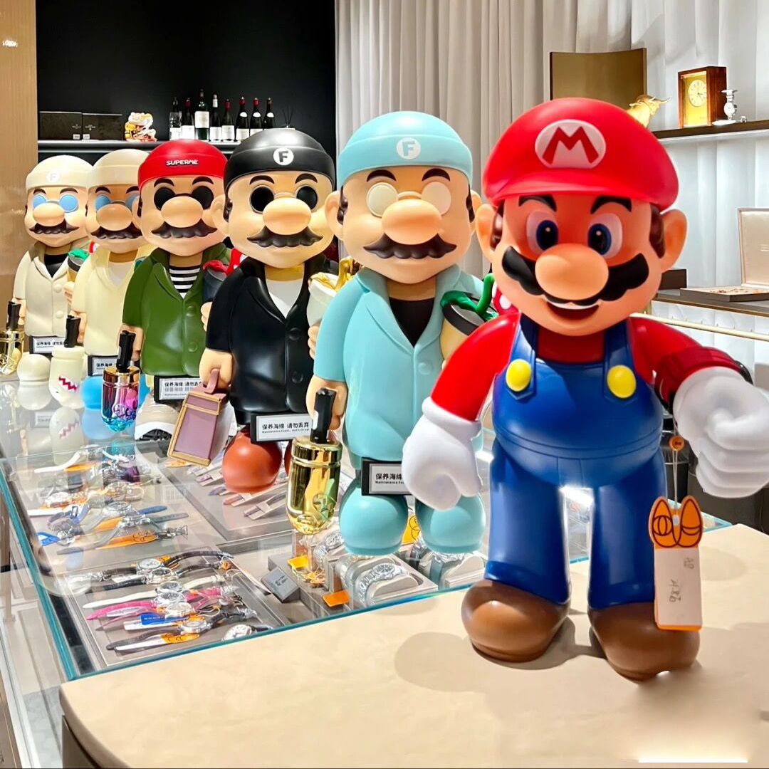 愚者乐园Fools玛丽奥超级杀手玩偶50CM潮玩手办情人节礼公仔摆件