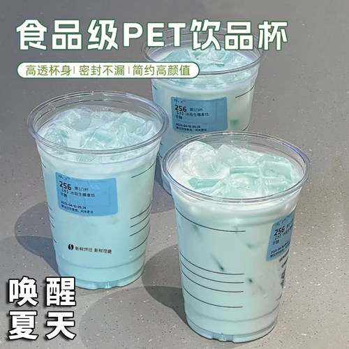 网红同款一次性咖啡杯500ML