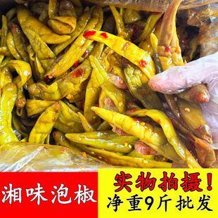 红油尖辣椒整箱散装商用油焖尖椒老坛农家辣椒正宗湘菜饭菜咸菜