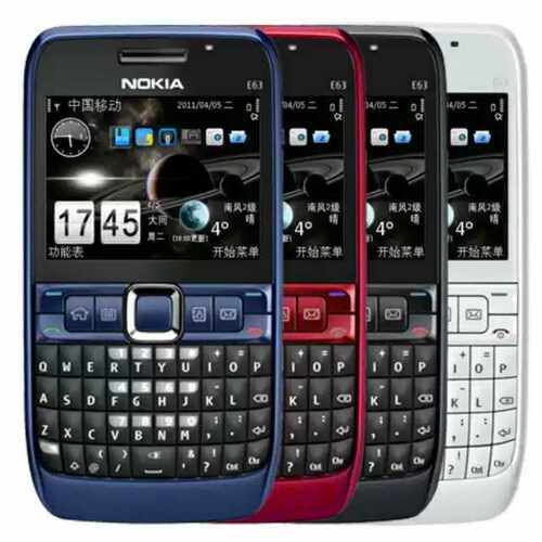 Nokia/诺基亚E63全键盘直板按键学生戒网经典怀旧移动联通小手机