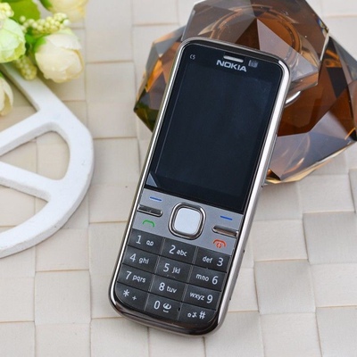 诺基亚C5-00戒网直板按键联通3G移动卡老人学生备用考研戒网手机