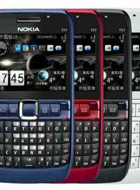 Nokia/诺基亚E63全键盘经典直板按键学生专用戒网移动联通手机