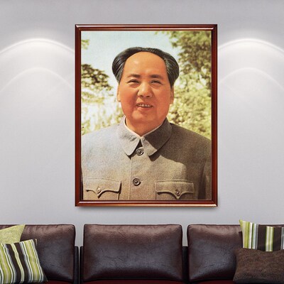 有框毛主席伟人大厅装饰画