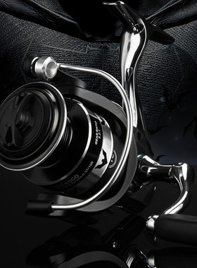 皓顿DV黑色全金属线杯纺车轮渔轮路亚轮矶钓阀钓远投打黑轮渔线轮