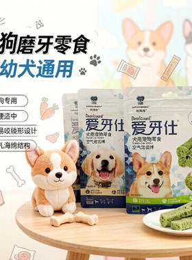 纳瑞施爱牙仕狗狗磨牙棒幼犬洁齿棒狗狗中小型犬巴哥小狗宠物零食