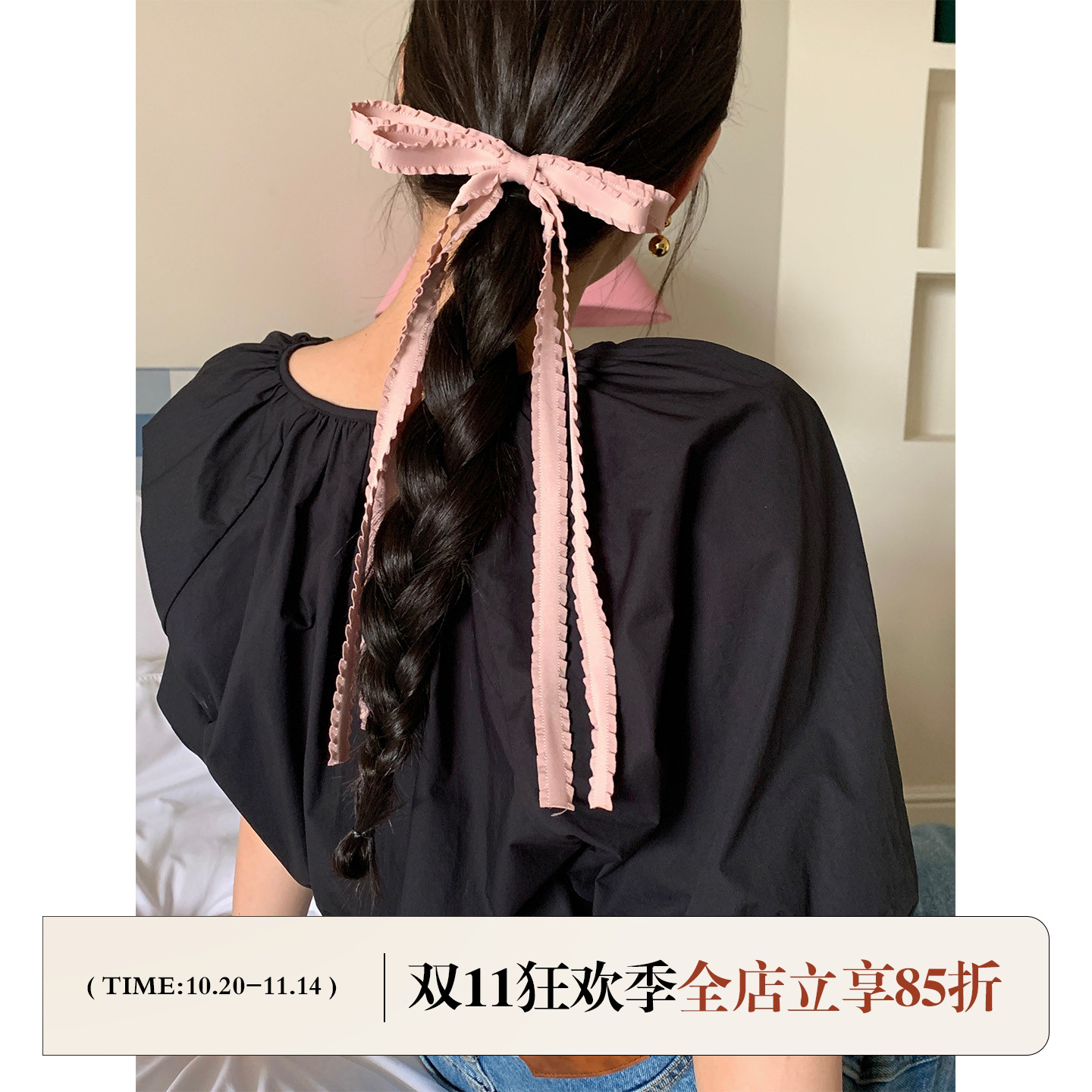 FromSheep~少女氛围感蝴蝶结发夹