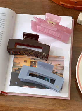 BetterMood自制~大号醋酸鲨鱼夹女后脑勺抓夹发量多夹子高级发夹