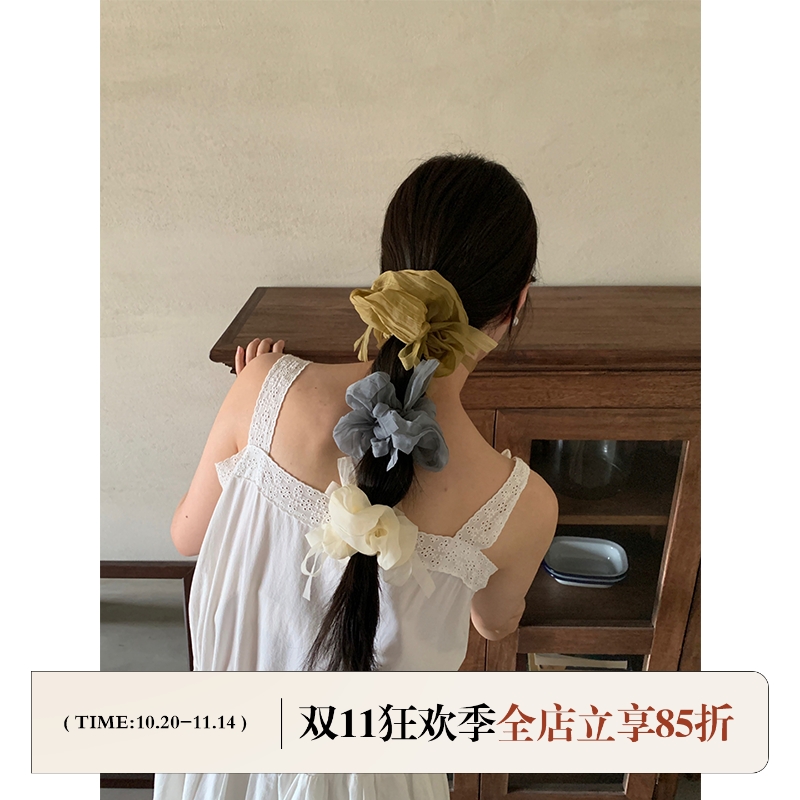 FromSheep～轻纱蝴蝶结发圈头花