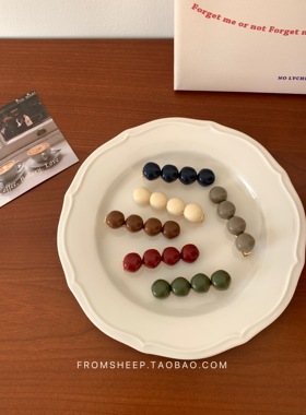 Fromsheep韩国侧边鸭嘴夹女前额刘海发夹边夹ins网红小众发卡发饰