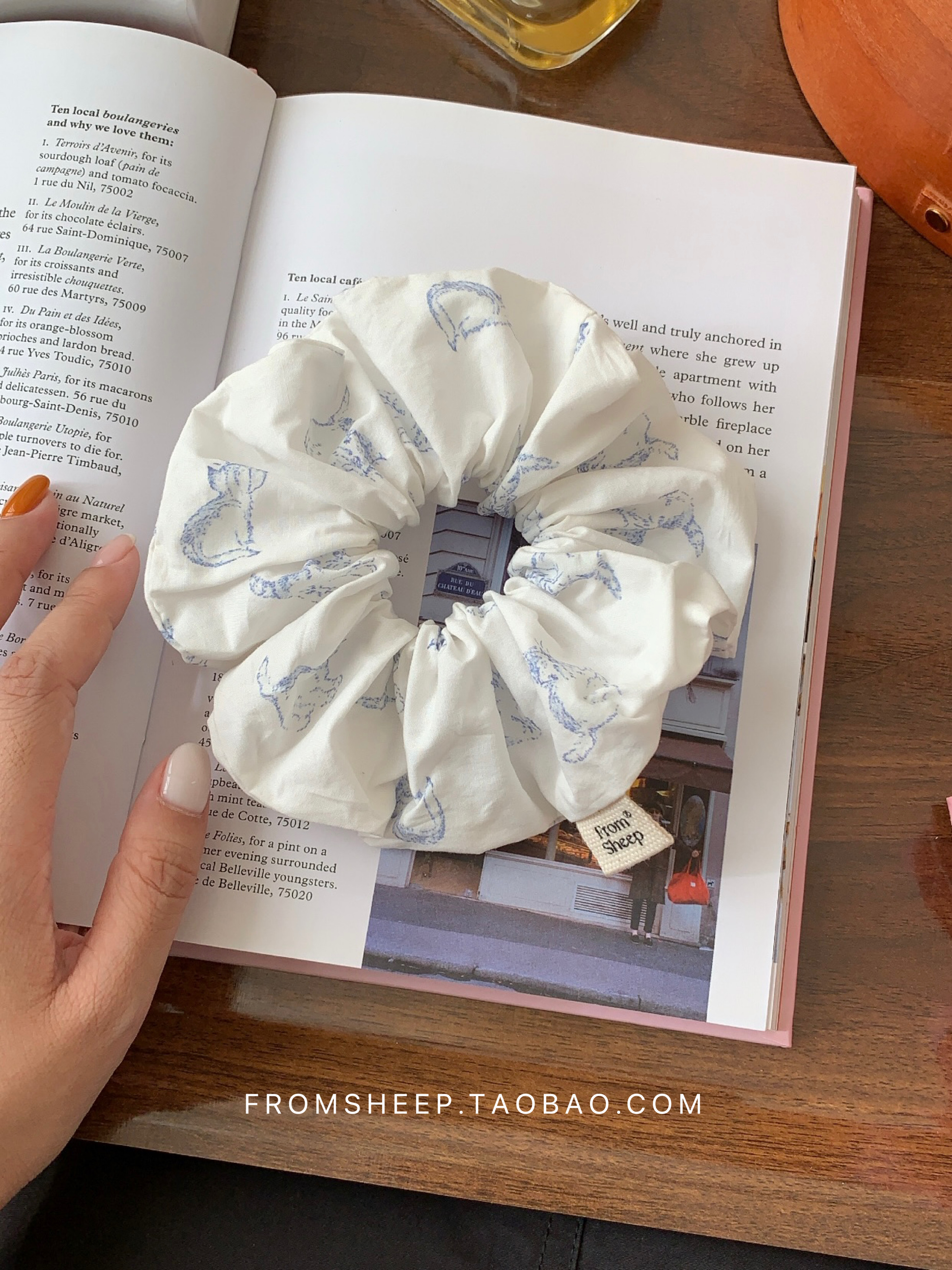 定制款韩国进口面料可爱猫咪发圈