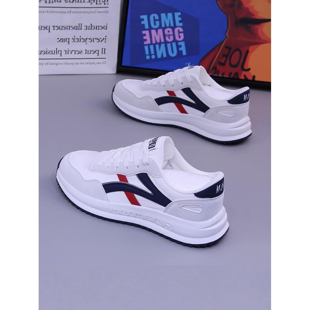 〖MessContiy Tsmr〗好脚感会说话~透气小白鞋男时尚百搭运动鞋潮