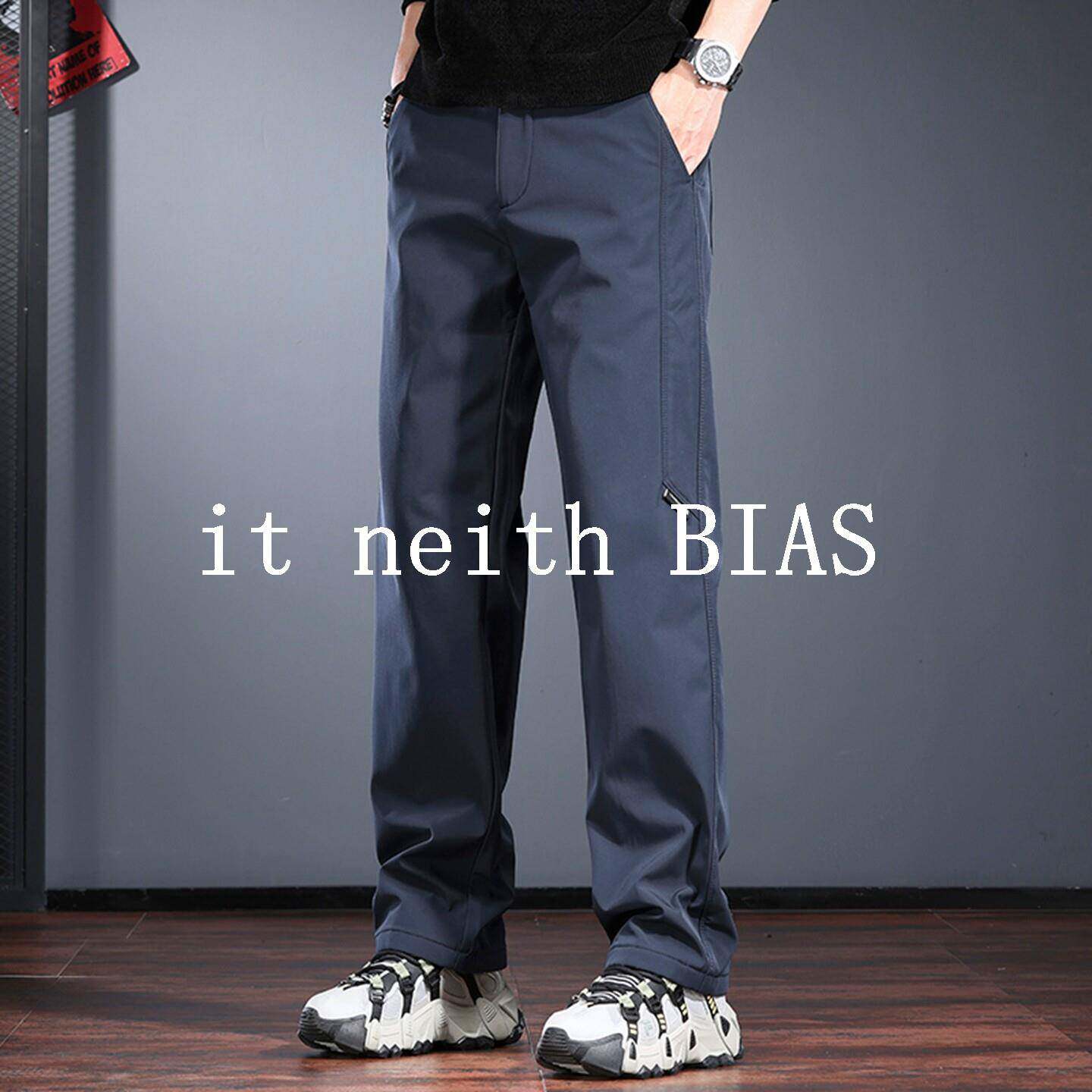 it neith BIAS户外三防休闲裤男春夏款宽松冲锋裤加绒登山软壳裤