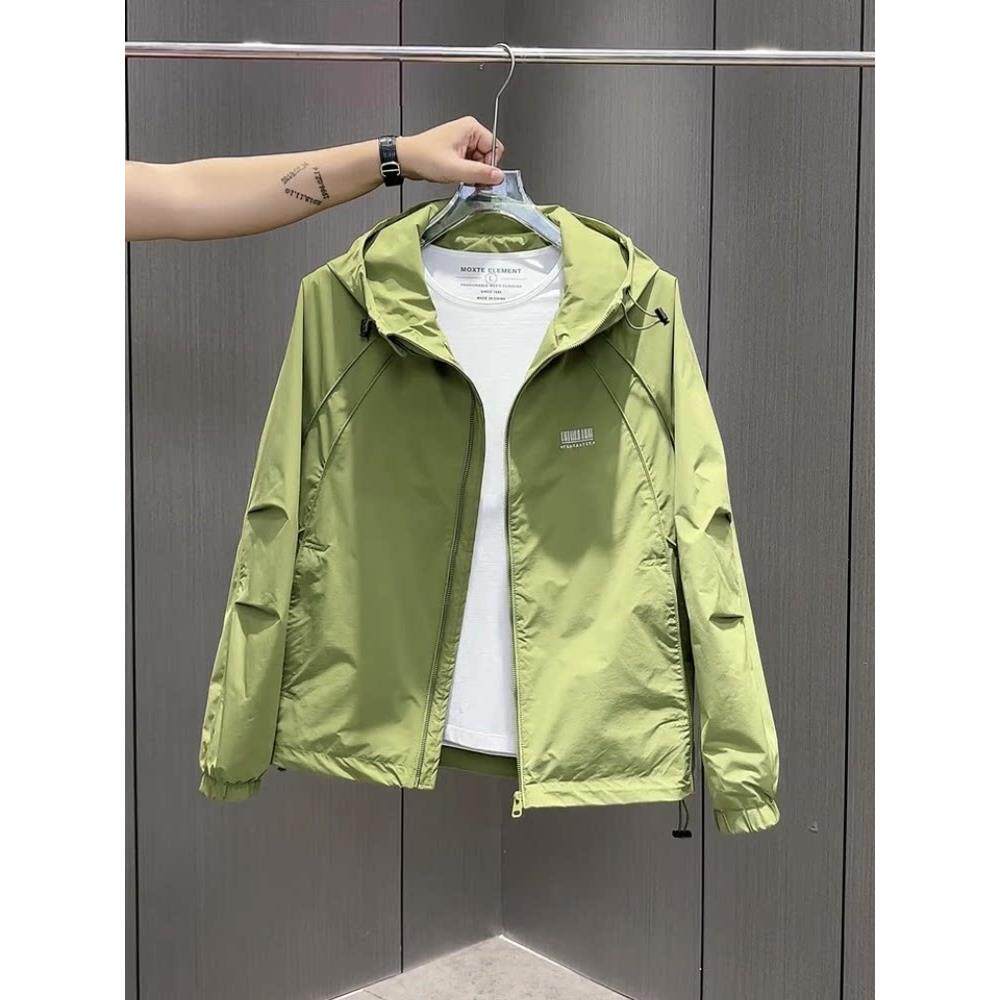 高端工装外套男士春秋季2025新款潮牌高级感痞帅连帽夹克男款秋冬