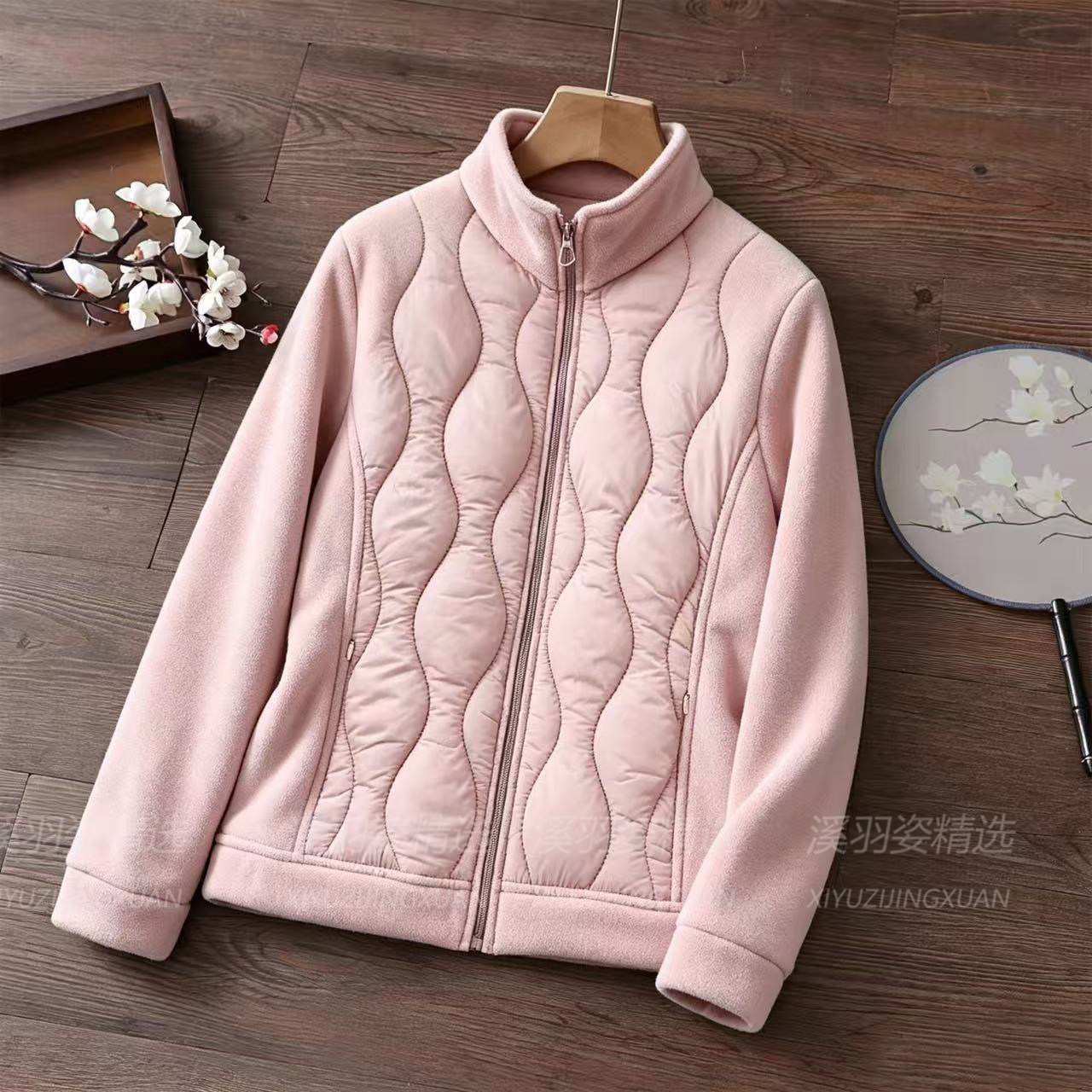 棉服外套女款加绒加厚防寒内胆棉袄棉衣秋冬外穿防风长袖保暖上衣