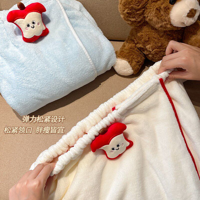 默默爱浴裙速干浴巾吸水裹全身可穿式女款大人浴袍2025新款非全棉