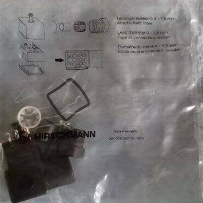 现货直发 原装德国进口 赫斯曼连接器 Hirschmann  GO 6 WF   6芯