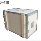 精选厂家直销定制胶合板钢带无钉卡扣可拆卸折叠航空物流出口木箱