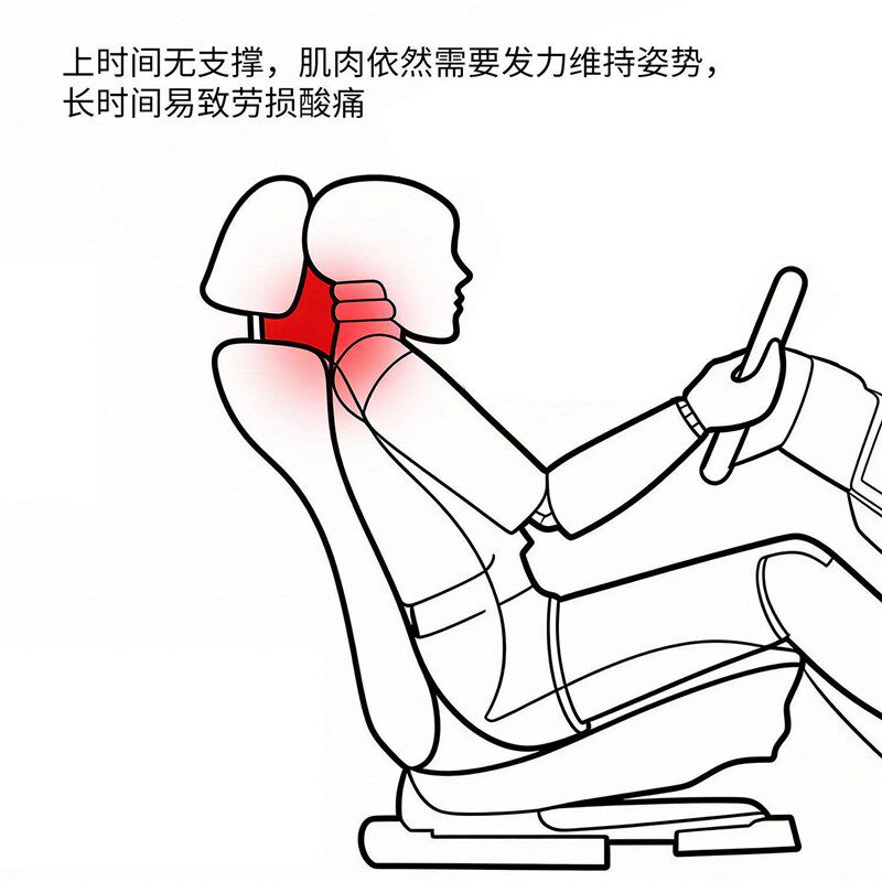 汽车通用头枕护颈枕脖颈枕靠垫腰靠套装车内枕头座椅靠背腰托坐垫