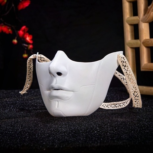 下半脸面具魂作物新款男帝成人古风汉服节装扮国风机械美男